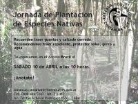 Jornada de plantación de especies nativas en la RECS