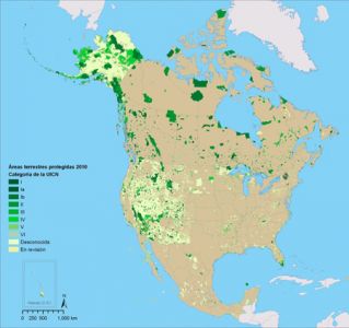 América del Norte cuenta con nuevo mapa de áreas terrestres protegidas